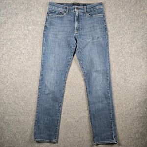 Lucky Brand 121 Jeans Mens 33x32 Blue Slim Straight Leg Denim Casual Workwear
